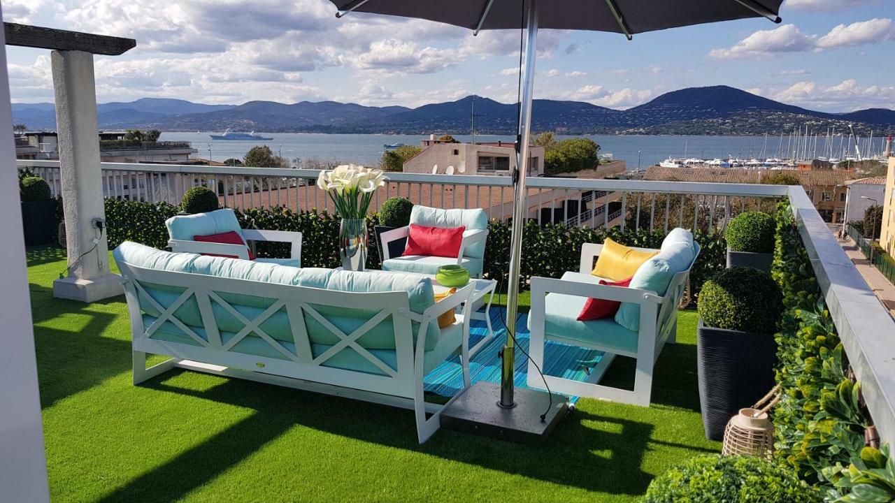 Ferienwohnung Saint Tropez Sea View Penthouse Exterior foto