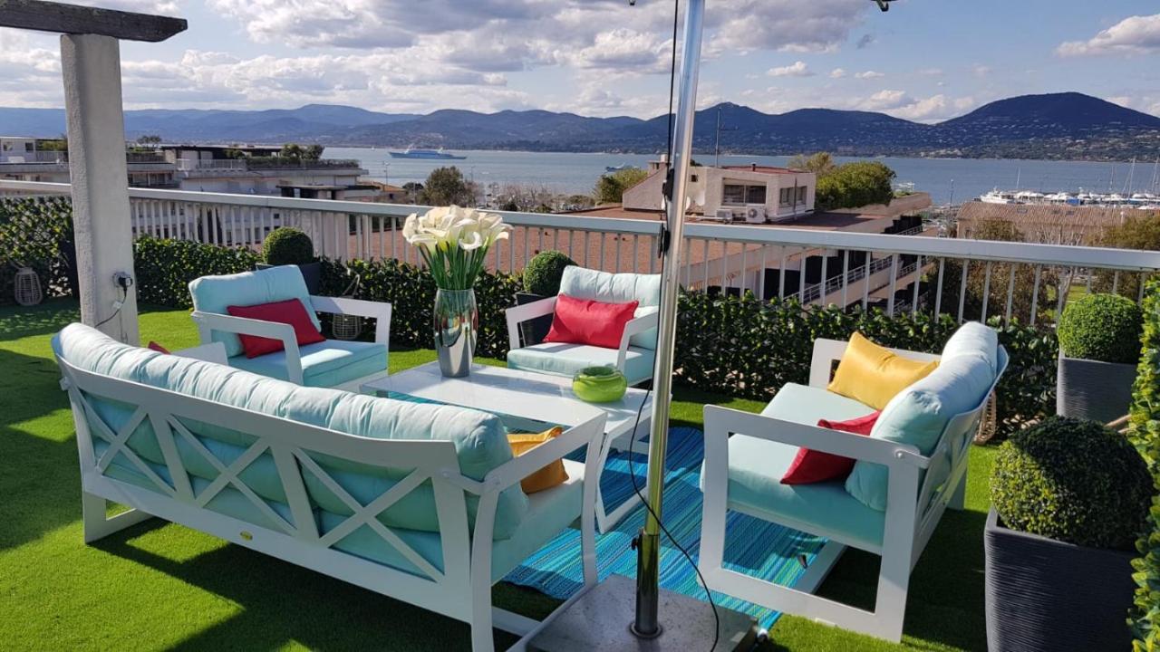 Ferienwohnung Saint Tropez Sea View Penthouse Exterior foto